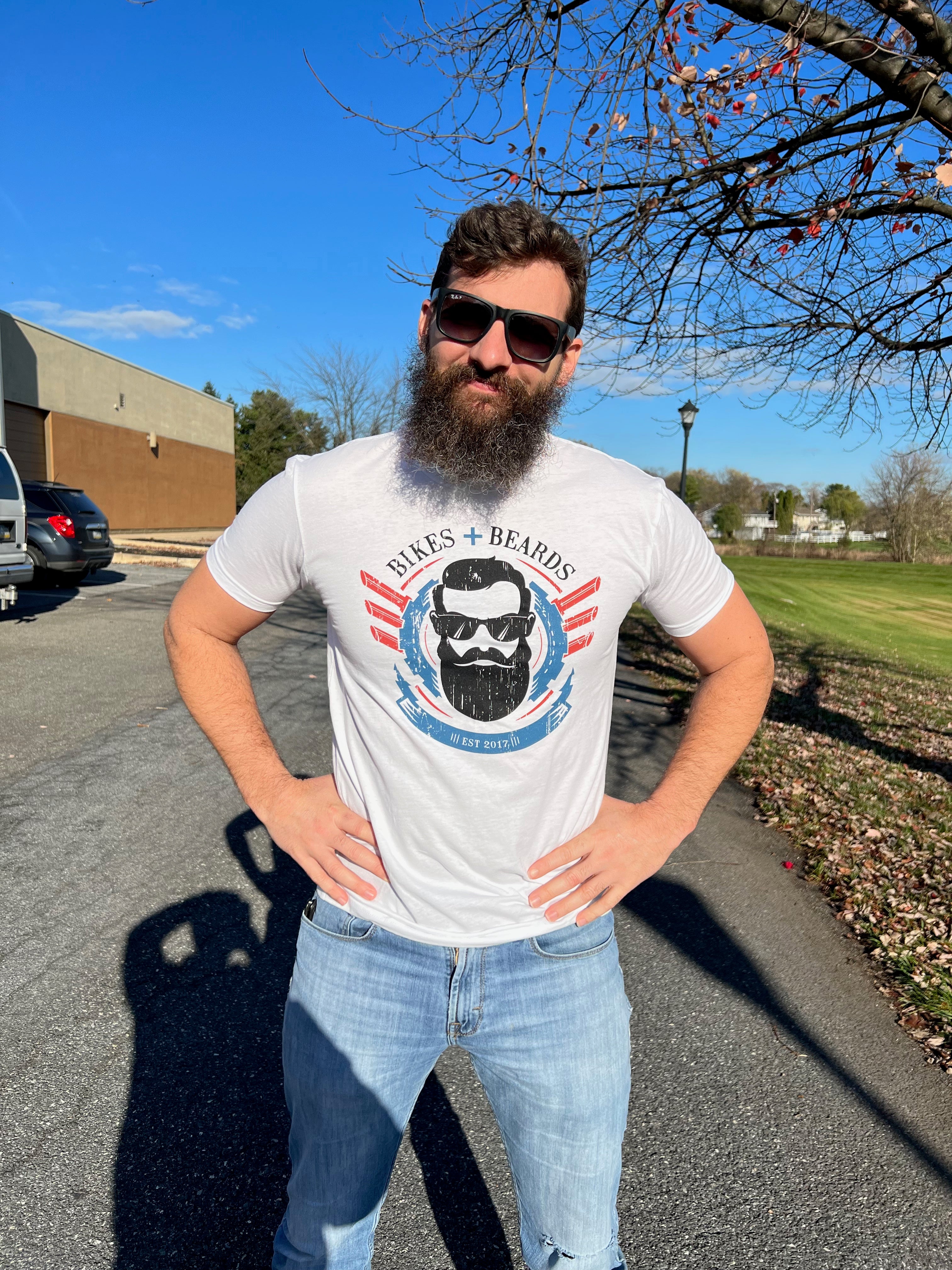 Bikes and Beards Special Edition Veteran's Day Tee